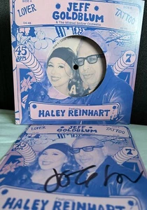 Jeff Goldblum Mildred Orchestra Reinhart Lover Tattoo 7"" Einzelkarte & signiert - Bild 1 von 6