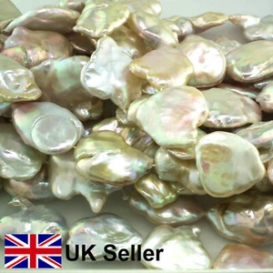 Superb Large Natural Pink Keishi loose pearl string, by Pearls Direct - Picture 1 of 4