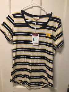 Neu mit Etikett! Michigan Wolverines CUT-OUT SPIRIT TEE von UG Apparel Damen Medium - Bild 1 von 5