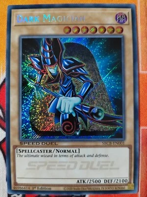DARK MAGICIAN - SBCB-EN001 Secret Rare / 1st Edition Near Mint Speed Duel - Bild 1 von 4
