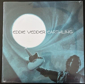 EDDIE VEDDER EARTHLING BLUE & BLACK MARBLE VINYL LP IMPORT LIMITED SEALED MINT - Picture 1 of 2