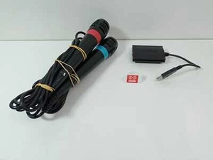 Sony PlayStation 2, 3, 4 Microfoni Singstar Originali 2x Adattatore USB - Foto 1 di 2