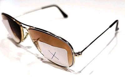 Gafas de sol Ray Ban RB3362 Cockpit 001/51 sin lentes marco de metal dorado solo 56-14 Foto 1 de 4