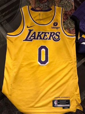 Camiseta Russell Westbrook Lakers NBA Nike 0 Auténtica   Foto 1 de 2