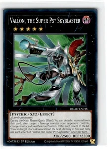 Yu-Gi-Oh! Vallon The Super Psy Skyblaster Common DUAD-EN048 Lightly Played 1st - Picture 1 of 2