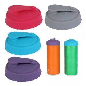 1/6 pcs Leak-proof Soda Can Lid Silicone Beer Can Lid Soda Can Cover Beer - Picture 1 of 8