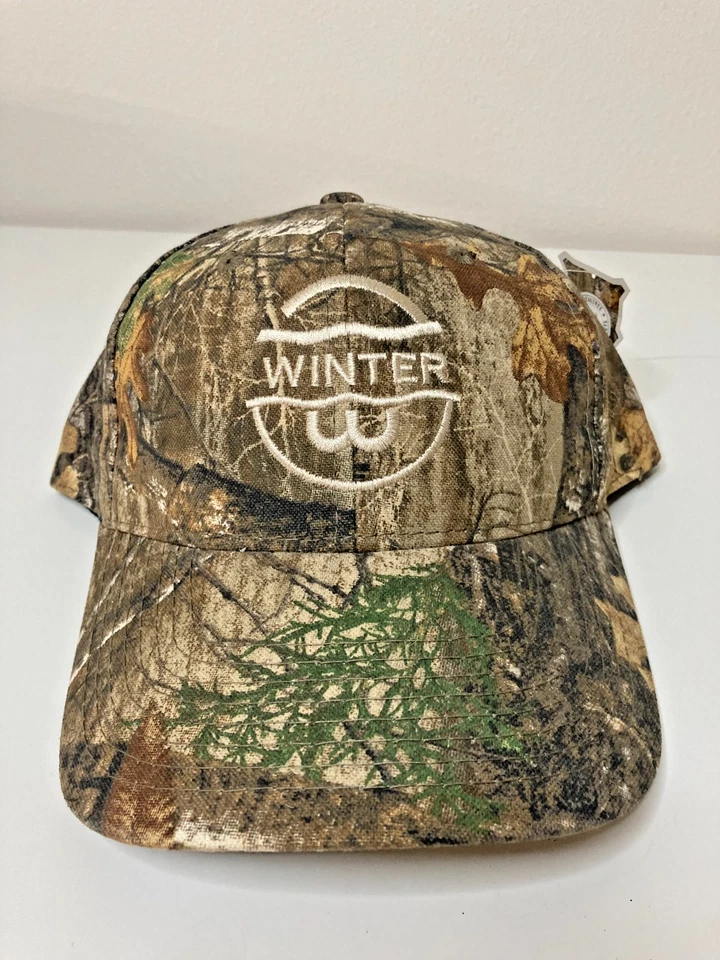 Realtree Edge Camo Cap Winter Logo  Hat Adjustable New With Tags - Image 1 of 4