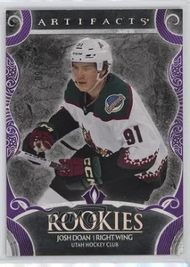 Artefactos de cubierta superior 2024-25 novatos púrpura/25 Josh Doan #174 novato radiocontrol - Imagen 1 de 3