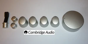 All Knobs from a Cambridge Audio A5 Stereo Amplifier Silver - Picture 1 of 6