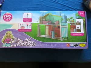 Puppenhaus Stella Set Holz Fashion Doll  8-tlg Von Playtive Für 30cm Puppen OVP - Bild 1 von 6
