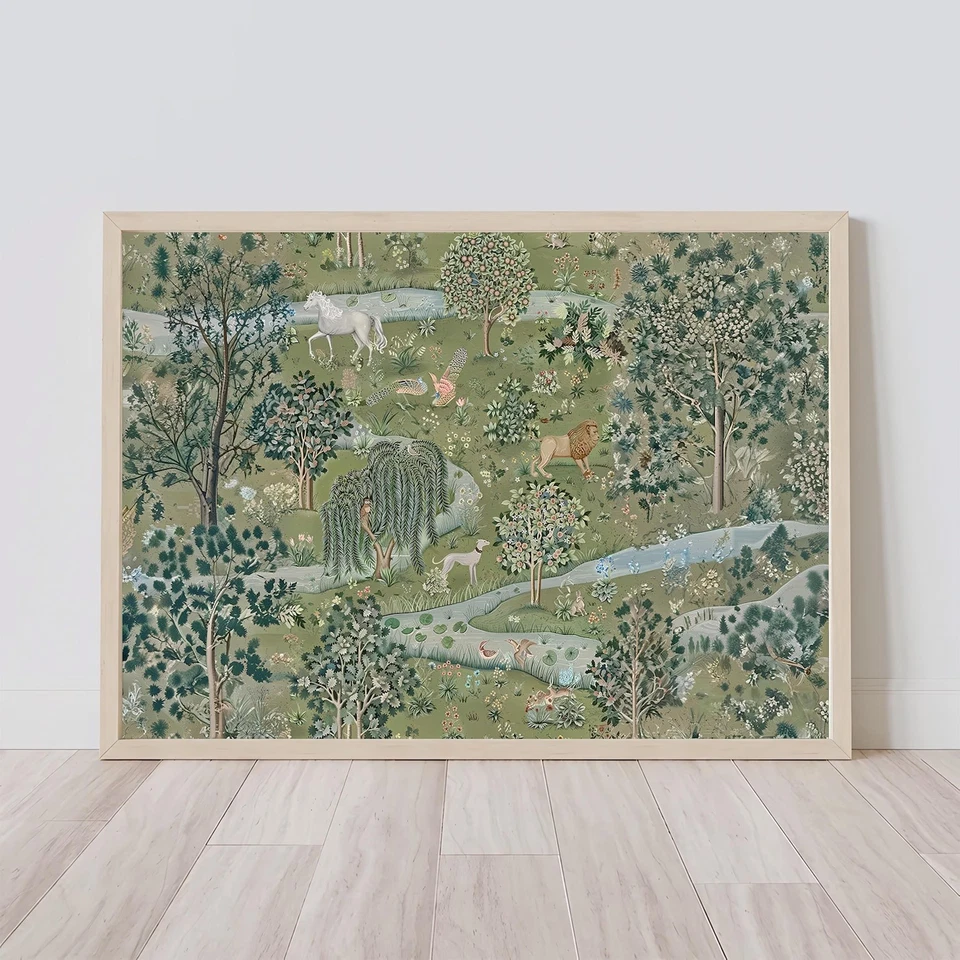 Póster William Morris Owl & Willow | Impresión de arte de pared Art Nouveau Foto 1 de 4