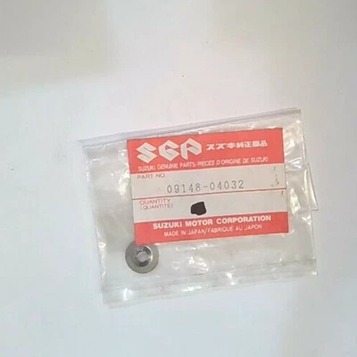 NOS SUZUKI 1988-1998 GSX-R750 GSX-R1100 RG125F RGV250 NUT 09148-04032 - Image 1 of 4