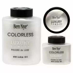 Ben Nye Luxury Colorless Powder ALL SIZES .92oz/1.5oz/3oz - Picture 1 of 2