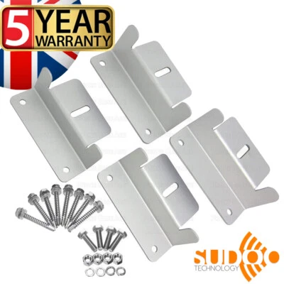 SUDOO Solarpanel Z Halterungen Montage mit Edelstahlbefestigungen Wohnwagen Dach Wohnmobil Wohnmobil