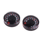 1Pc -20~70&#176;C 27MM Round Square High Accuracy Wall Greenhouse Temperature Meter