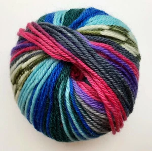 STELLA JACQUARD ADRIAFIL Farbverlauf 88 Wolle reine Merinowolle SUPERWASH Merino - Bild 1 von 8