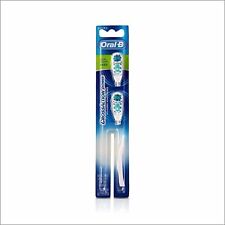 Set of 2 Oral-B Cross Action Power Toothbrush Soft 4 Replacement heads Oral