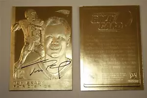 TOM BRADY 2005 Sculptured Gold Card Limited Edition NM-MT - New England Patriots - Picture 1 of 1
