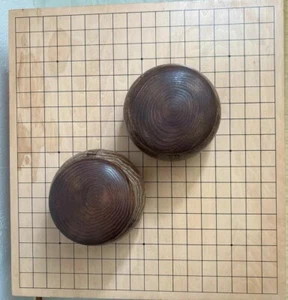 Go-Board Goban & Go Stone&Bowl SET IGO Game 46×42x27 Vintage Old Japan Good Item - Picture 1 of 10