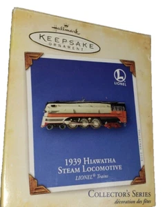 Hallmark Keepsake Ornament Lionel Trains 1939 Hiawatha Steam Locomotive 2004 NEW - Picture 1 of 5