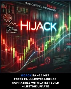 Hijack Gold XAUUSD MT4 Forex EA Robot Metatrader v2.1 unlimited licence! - Afbeelding 1 van 6