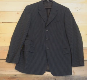 Blazer Vintage Paul Smith Para Hombres 42 Gris Lana Rayas Traje Chaqueta Italiana Inteligente - Imagen 1 de 15