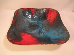 Ciotola smaltata Space Age vintage anni 60 / Enamel Shell anni 60 - Foto 1 di 4