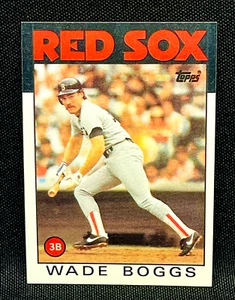 1986 Topps Baseball - WADE BOGGS #510 - BOSTON RED SOX - HALL OF FAME - Picture 1 of 2