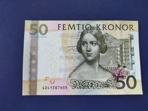 Suède billet 50 kronor en Sup + - Zdjęcie 1 z 2