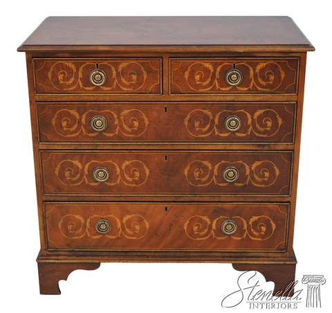 60322EC: English Highly Inlaid George I Walnut Chest Cover
