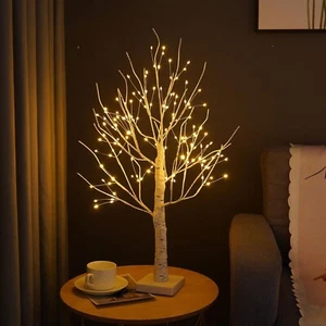 Birch Light Tree Indoor with 144 Warm White LEDs for Party Birthday Wedding etc. - Picture 1 of 7