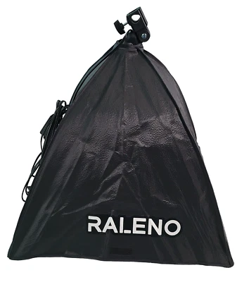 Серебряный зонт для фотографии Raleno без подставки без лампы черный 20 дюймов - Изображение 1 из 4