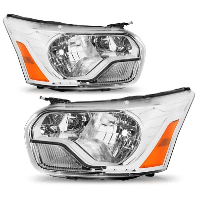 For 2015-2023 Ford Transit 150 250 350 Factory Halogen Chrome Headlight Headlamp - Image 1 of 4