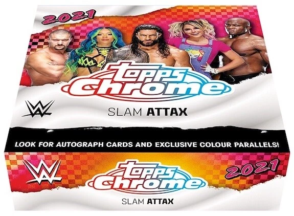 2021 Topps Chrome WWE Slam Attax Set - PICK YOUR CARDS - Image 1 of 1