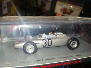 MODELLINO SPARK 1/43 PORSCHE 804 WINNER GP FRANCIA 1962 - Foto 1 di 1