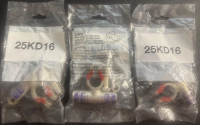 3 NEW FUSION 4330P Battery Terminal 3/0, Flag, Crimp 25KD16 - Image 1 of 4