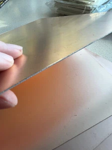 4 Bleche Baustoff Kupfer Farbbleche - Bild 1 von 5
