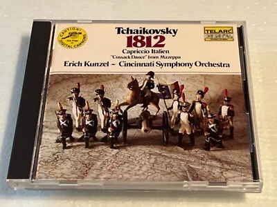 KUNZEL Tchaikovsky 1812 TELARC DIGITAL Stereo JAPAN CD-80041 NM Smooth Case 1979 - Image 1 of 4