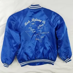 Chaqueta grande azul Hartwell Koch Refining Company - Texas Pipeline System 1989 - Imagen 1 de 8