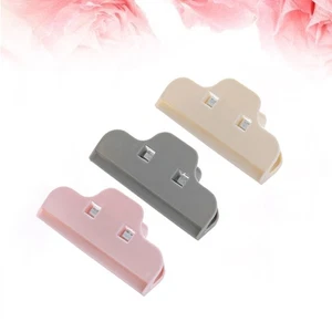  3 Stück Plastiktüte Versiegelung Clips Sticks-Aufschieben auf isolierte Luft und Staub, - Bild 1 von 11