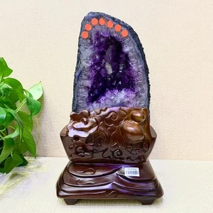 25,68 Pfund große natürliche Amethyst Geode Kathedrale Kristall Cluster Probe Heilung - Bild 1 von 8