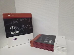 Alpha Omega Lifepac Algebra 1 Math 9th Grade Near Complete Student Units 2-10 - Bild 1 von 4