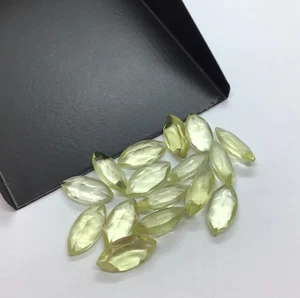 Piedra preciosa suelta de cuarzo marquesa AAA natural corte limón para surtido de todas las joyas - Imagen 1 de 6