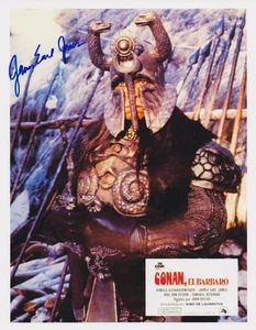 JAMES EARL JONES firmado CONAN EL BÁRBARO 8x10 con certificado de autenticidad IMPRESIONANTE PRIMER PLANO DE COLOR - Imagen 1 de 1