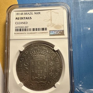 1814R Brazil 960R AU NGC $400 - Picture 1 of 8