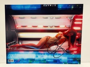 FOTO FIRMADA POR EMILY RATAJOWSKI 11X14 SUPERMODELO HERMOSA AUTO CERTIFICADO DE AUTENTICIDAD BECKETT BAS - Imagen 1 de 3
