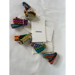 XIRENA BEVAN SLIDES Multicolor Birkenstock Accessory NWT Set Of 2 - Picture 1 of 3