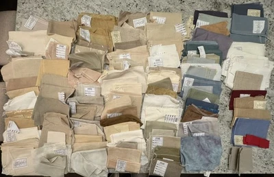 Huge Lot of Cross-Stitch Fabric! More than 100 pieces. In Excellent Condition! - Image 1 of 4
