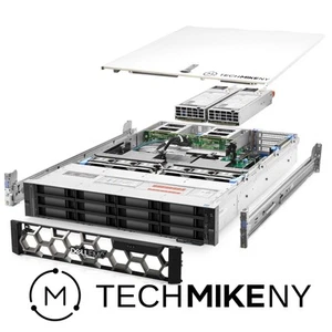 Dell PowerEdge R740xd Server 2x Gold 6140 2.30Ghz 36-Core 64GB RAM Rails - Picture 1 of 5