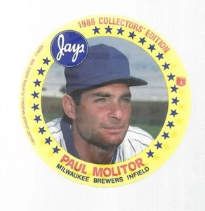 Paul Molitor Sammler Lot 5 Vintage Karten & eine Disc & Mini Poster   - Bild 1 von 3